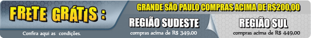 Frete Gr�tis para compras acima de R$ 200,00 para Grande S�o Paulo