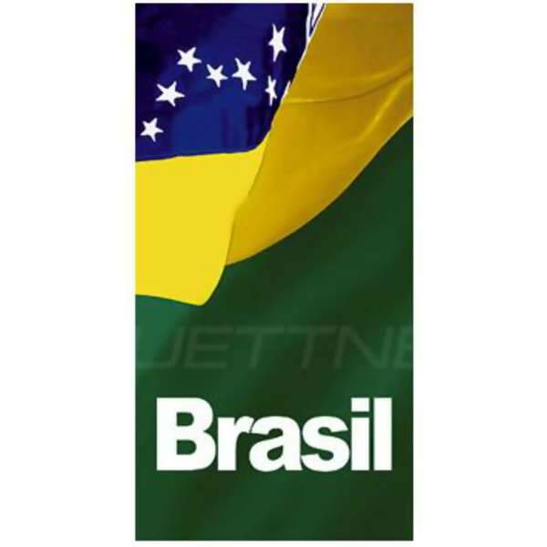 Toalha de Praia Buettner Brasil Collection Aveludada BANDEIRA