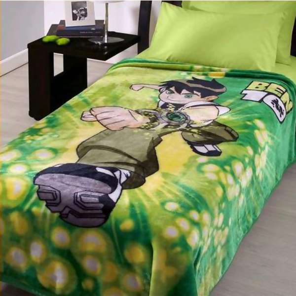 Cobertor Ben10 Raschel Corttex Solteiro