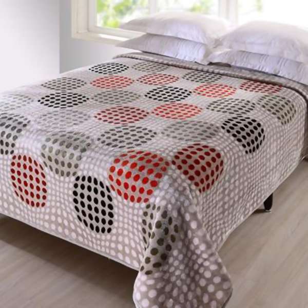 Cobertor Corttex Raschel Unique Vermelho Casal 