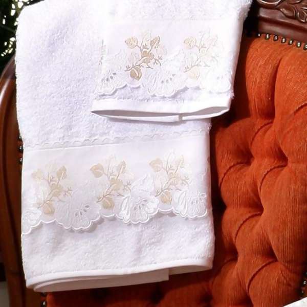 Kit de Lavabo Marken Fassi Bordado La�s 2 Pe�as