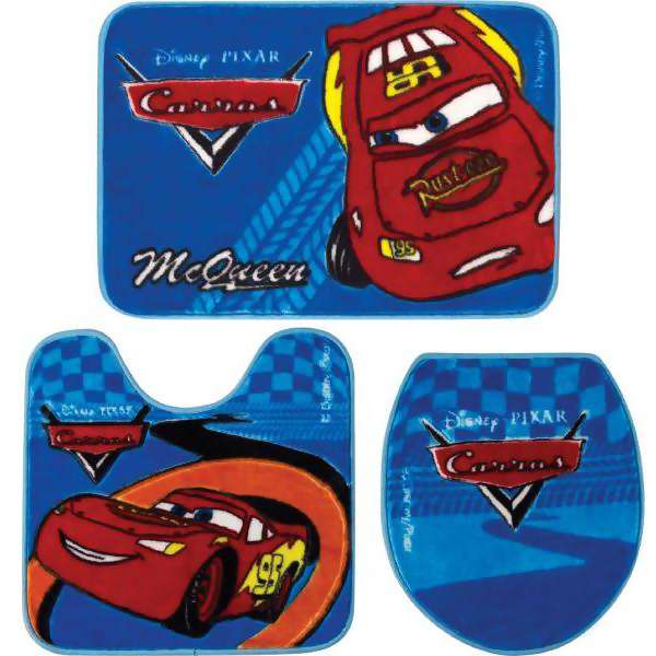 Jogo de Banheiro 3p� Jolitex Disney Carros