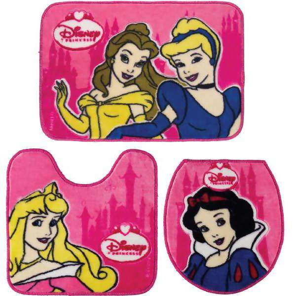 Jogo de Banheiro 3p� Jolitex Disney Princesas