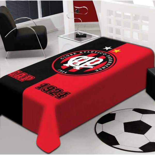 Manta Jolitex Soft Light Microfibra Stadium Atl�tico Paranaense Solteiro