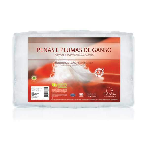 Edredom Plooma 50% Plumas 50% Penas de Ganso Casal
