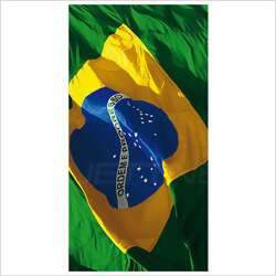 Toalha de Praia Buettner Brasil Collection Aveludada BRASIL