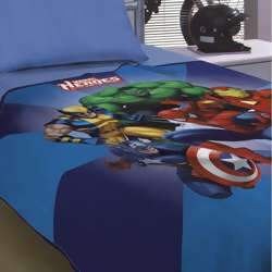 Cobertor Marvel Super Heroes Raschel Allegrini Solteiro