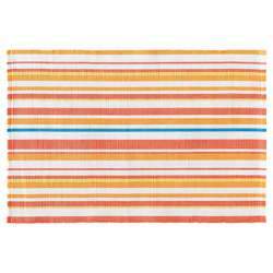 Jogo Americano Aroeira Fina Cozinha Mod.01 Laranja com 2 pe�as 33 x 48 cms