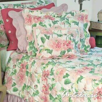 Jogo de Cama Artelass� 200 Fios Pe�nia Rosa Queen - 20% OFF