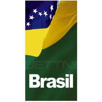 Toalha de Praia Buettner Brasil Collection Aveludada BANDEIRA