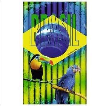 Toalha de Praia Buettner Brasil Collection Aveludada FAUNA