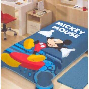 Cobertor Mickey Raschel Jolitex Solteiro