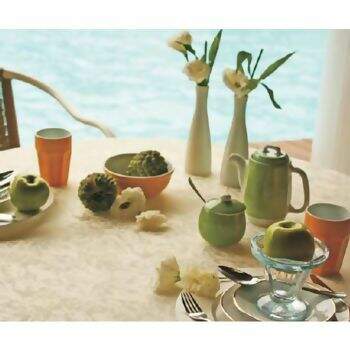 Toalha de Mesa Mehndi Pr�tica Acqua Retangular 160 x 320 cm
