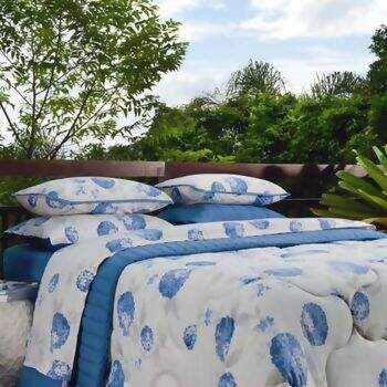 Edredom em Malha ECO Altenburg Premier Acqua Queen