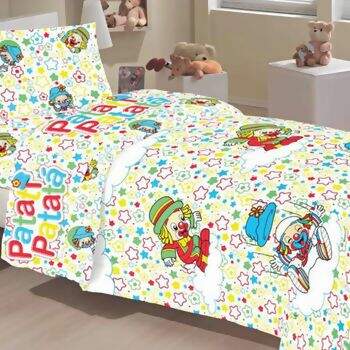 Jogo de Cama Patati Patat� Solteiro - Camesa