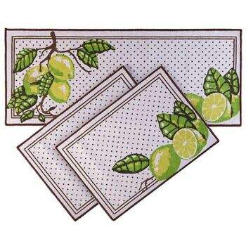 Jogo de Cozinha Corttex Pratic Lim�o 3 Pe�as