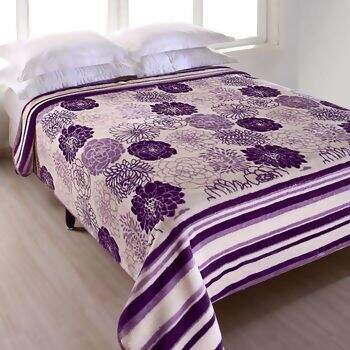 Cobertor Corttex Raschel Tais Lilas Casal 