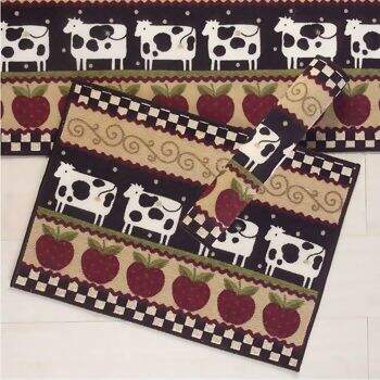 Jogo de Cozinha Corttex Kitchen Vaquinha 3 Pe�as