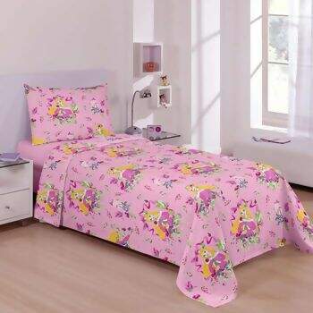 Colcha de Crepe Santista Disney Princess Journey Solteiro