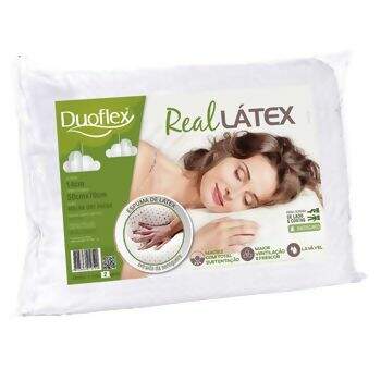Travesseiro Real Látex 14 cms 50 x 70  LS1104 - Duoflex