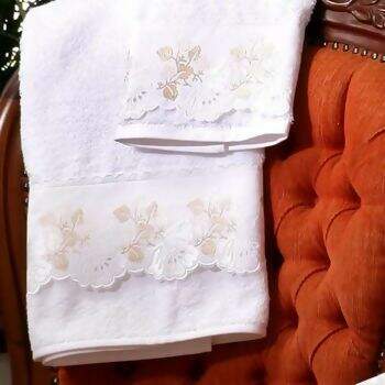 Kit de Lavabo Marken Fassi Bordado La�s 2 Pe�as