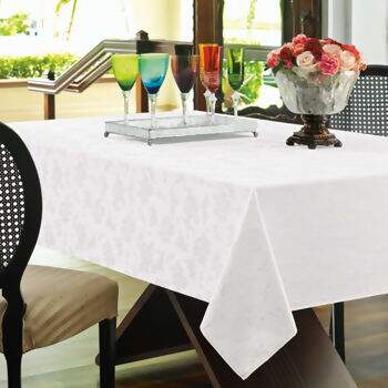 Toalha de Mesa Karsten Haydee 178 cm Redonda 6 Lugares
