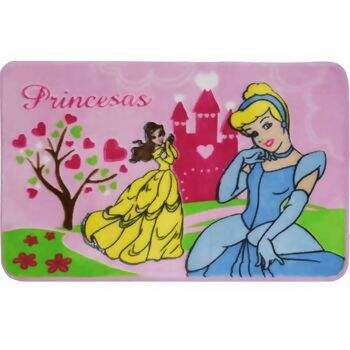 Tapete Infantil Disney Princesas Jolitex 80 x 120