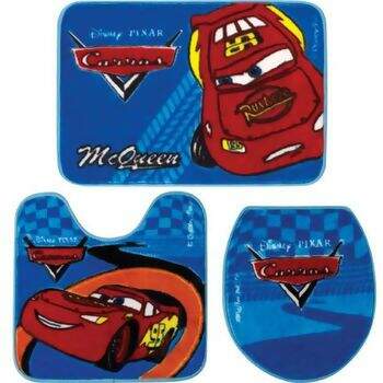 Jogo de Banheiro 3p� Jolitex Disney Carros