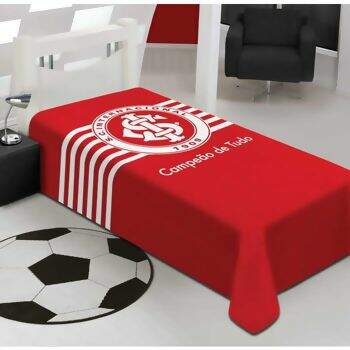 Manta Jolitex Soft Light Microfibra Stadium Inter Solteiro
