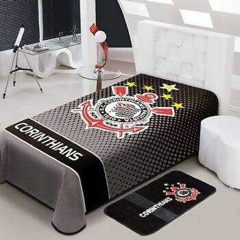 Cobertor Jolitex Stadium Corinthians Casal