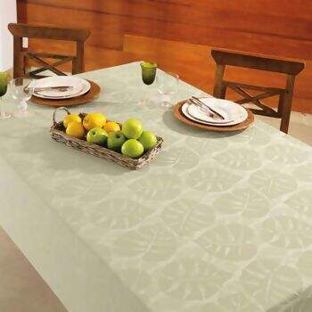 Toalha de Mesa Karsten Sempre Limpa Bahama Verde 160 x 270