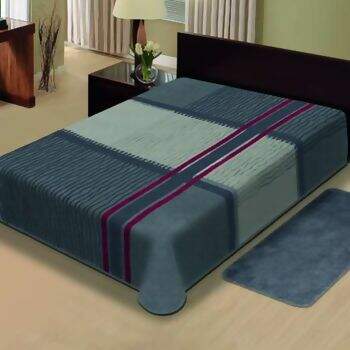 Cobertor Jolitex Kyor Toque Macio Scala Cinza  Casal - 10% OFF