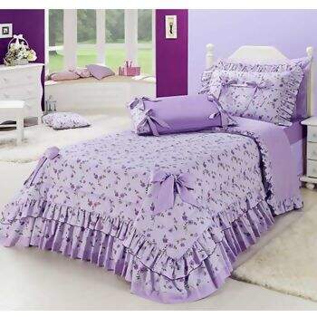 Kit Cama Lavive Encantus Lil�s Solteiro 2 Pe�as