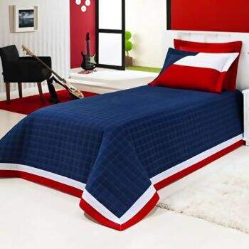 Kit Cama Lavive Freedom Azul Solteiro 2 Pe�as