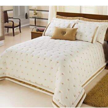 Kit Cama Lavive Mozart Palha 200 Fios Casal Queen