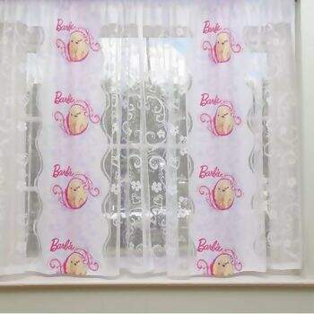 Cortina de Renda Lepper Barbie 160 x 160 cm
