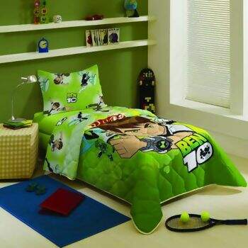 Edredom  Infantil Lepper Ben10 Solteiro