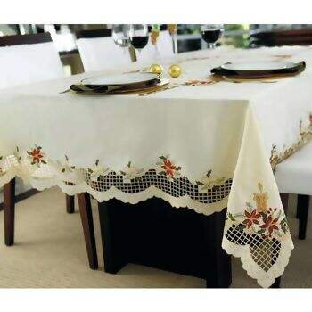 Toalha de Mesa Mehndi Noite de Natal 170 x 320 cm Retangular 