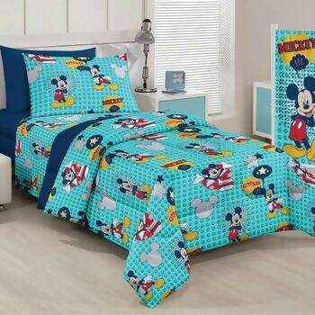 Edredom Santista Disney Light Mickey Stars