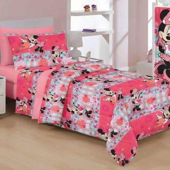 Edredom Santista Disney Light Minnie Garden