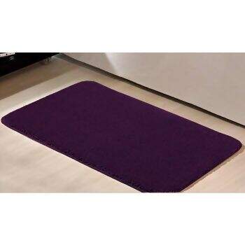 Tapete Jolitex Vision Liso Beringela Beira de Cama 50 x 100 cms