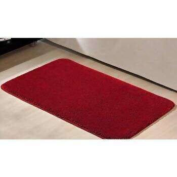 Tapete Jolitex Vision Liso Vermelho Beira de Cama 50 x 100 cms
