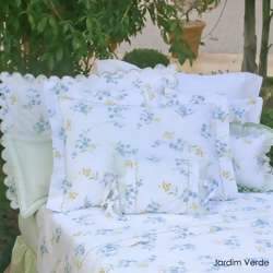 Jogo de Cama Artelass� 180 Fios Jardim Verde Casal
