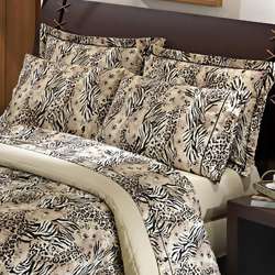 Jogo de Cama Andreza 180 Fios Africa 4 Pe�as Casal