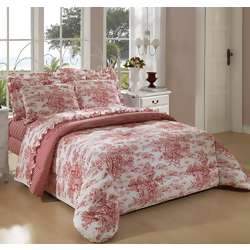 Edredom Percal 180 Fios Toile Andreza King