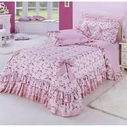 Kit Cama Lavive Encantus Rosa Solteiro 2 Pe�as