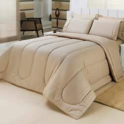 Kit Cama Lavive Previlege Acetinado 230 Fios Caqui Casal Queen 3 Pe�as