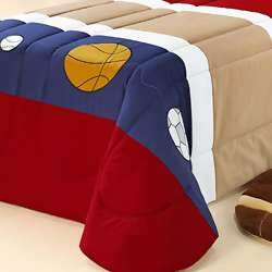 Kit Cama Lavive Stadium Vermelho Solteiro 2 Pe�as
