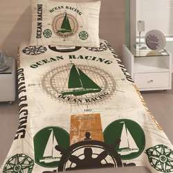 Colcha Piqu� 2 pe�as Buettner Ornato Ocean Solteiro