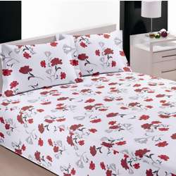 Colcha Piqu� 2 pe�as Buettner Ornato Tulipas Solteiro